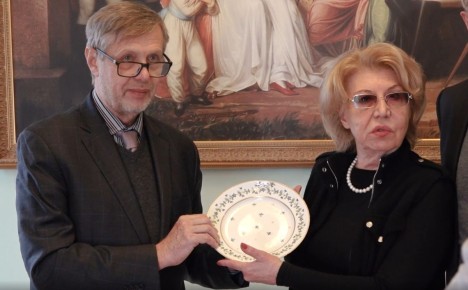 В Павловске появился уникальный экспонат: тарелка эпохи Павла I