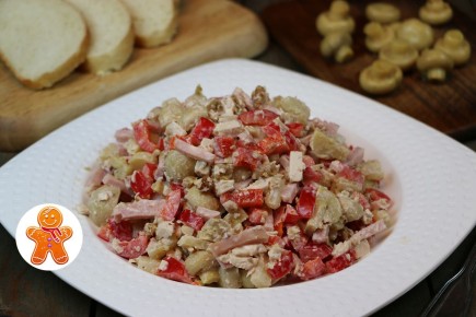 Салат «Вкусный»: удивительное сочетание для настоящих гурманов