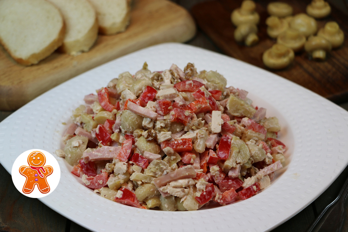 Салат «Вкусный»: удивительное сочетание для настоящих гурманов