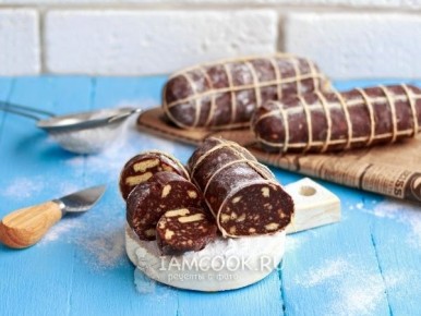 Шоколадная колбаса: вкус ностальгии за 15 минут