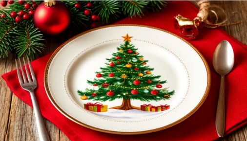 Секреты новогодней сервировки: зачем нужна салфетка под тарелкой?