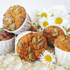 Нежные тыквенные кексы для здорового питания