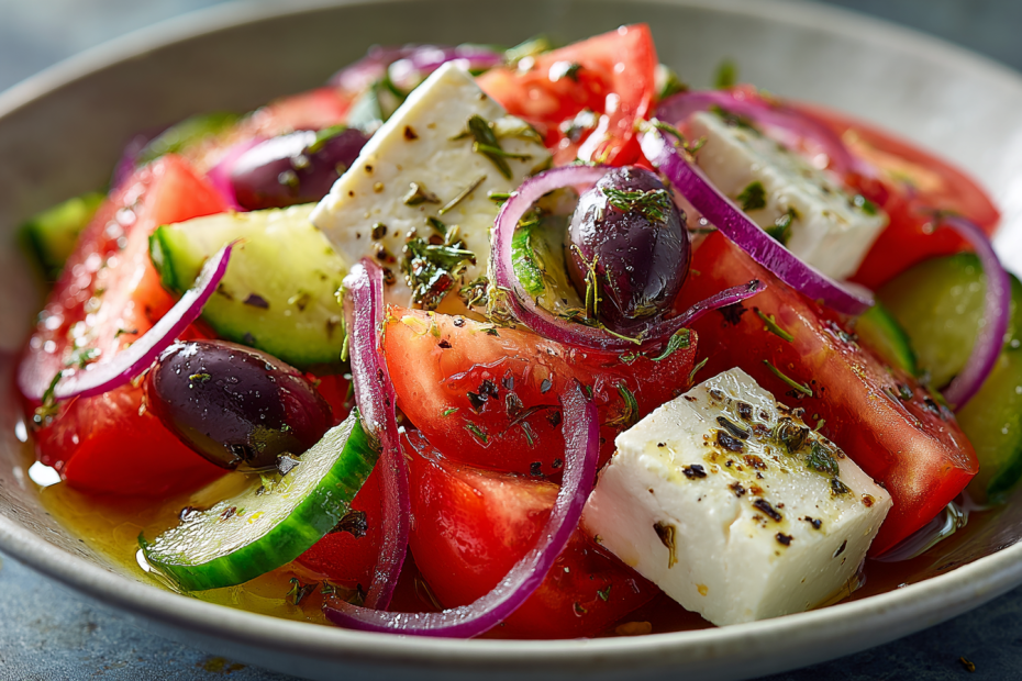 Греческий салат: простота и свежесть в каждой порции