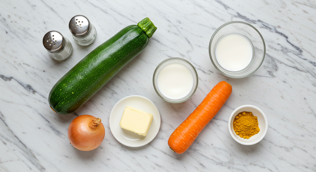 Вкусный крем-суп из кабачков за 15 минут