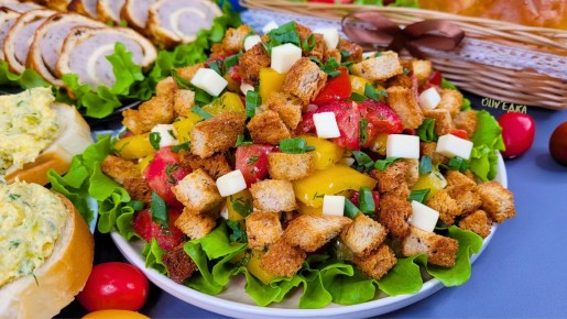 Как сделать овощной салат с помидорами по-настоящему незабываемым