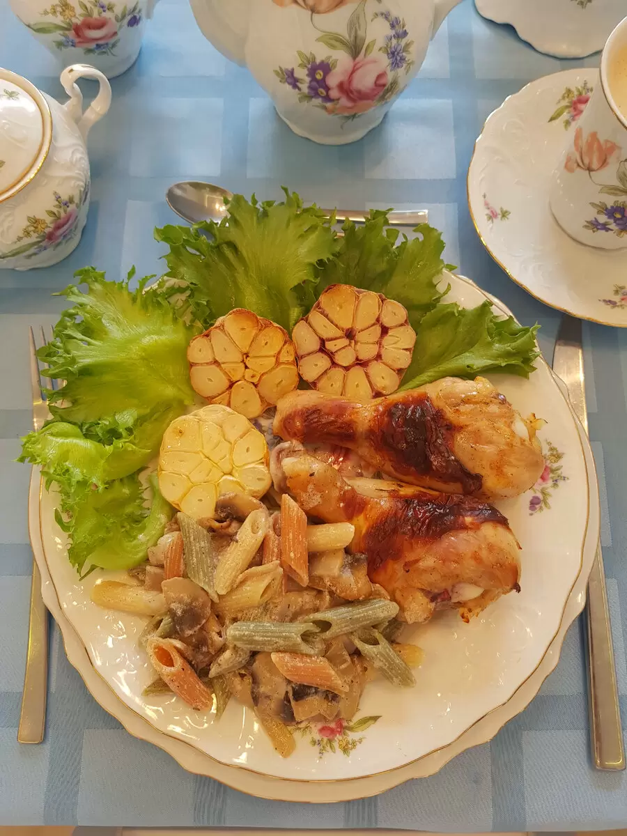 Незабываемая курица с пастой: идеальное блюдо для семейного ужина