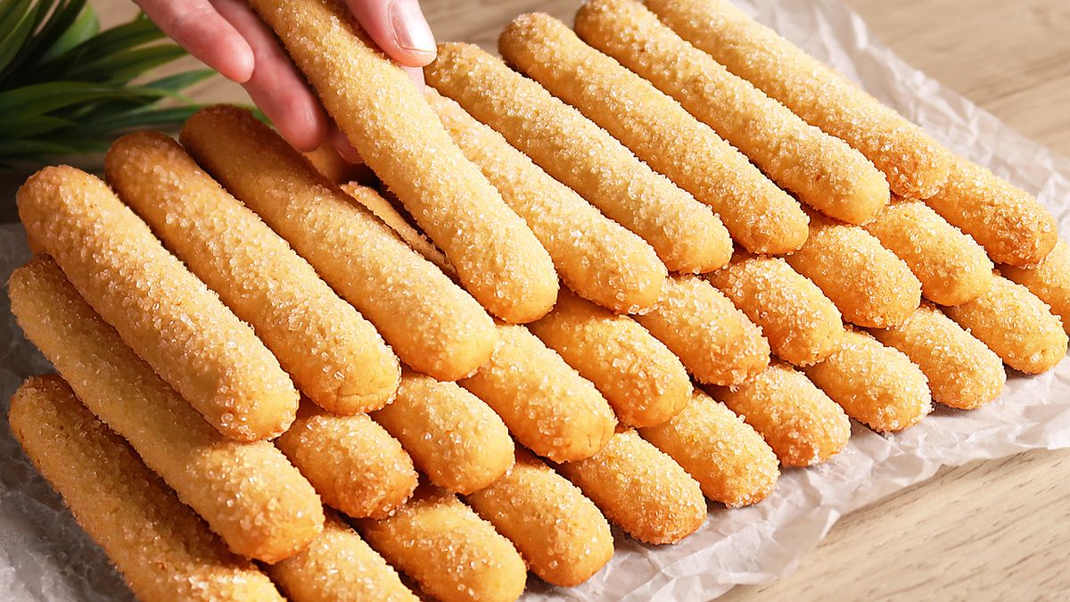Лимонные палочки за пару минут: лёгкое печенье для чая
