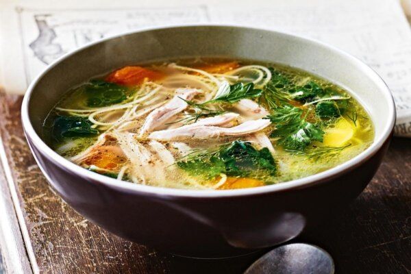 Куриный бульон с домашней лапшой: настоящий вкус уюта и тепла